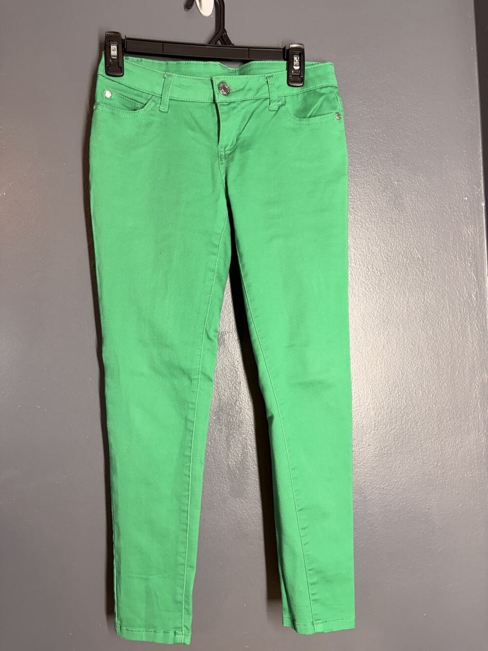 Celebrity Pink Jeans Mystic Jade Green Skinny Pants CJ5820F5T Size 3